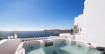 Prestige Guestroom with Outdoor Jacuzzi, at Myconian Villa Collection