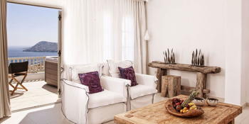 Elegant Suite with Outdoor Jacuzzi, at Myconian Villa Collection