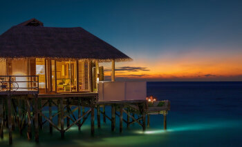 Sunset Laamu Water Villa with Pool, at Six Senses Laamu