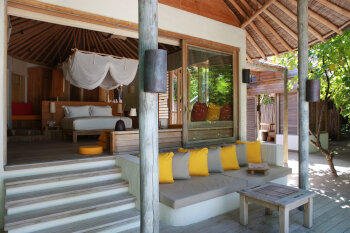 Lagoon Beach Villa with Pool, at Six Senses Laamu