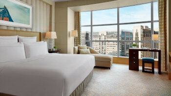 The Carlton Suite, Club level, 1 Bedroom Presidential Suite, 1 King, City view, High floor, at The Ritz-Carlton Beijing, Financial Street