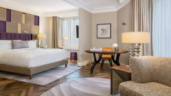 1 King Bed, Corner, Deluxe Junior Suite, at The Ritz-Carlton, Berlin