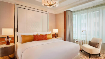 2 Bedrooms: 1 King Bed, 1 King Bed, Potsdamer Platz View, Club Lounge Access, the Ritz-Carlton Suite, at The Ritz-Carlton, Berlin