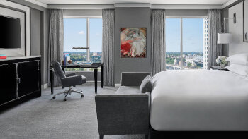 1 King Bed, Corner, Premier Deluxe Room, at The Ritz-Carlton, Cleveland