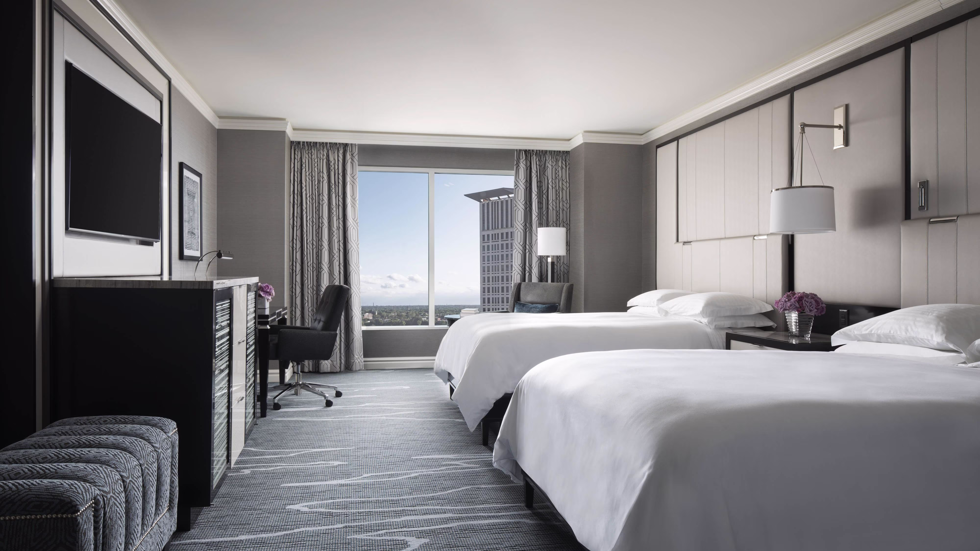 2 Queen Beds, Deluxe Guest Room, at The Ritz-Carlton, Cleveland