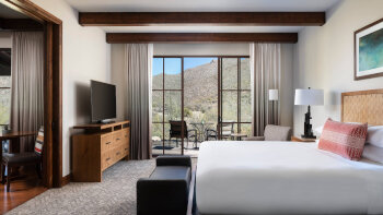 Casita, 1 Bedroom Suite, 1 King, Private Sofa bed, Mountain view, at The Ritz-Carlton, Dove Mountain