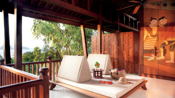 1 Extra Long King Bed, Ocean Pavilion Guest Room, at Phulay Bay, A Ritz-Carlton Reserve