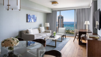 Grand, 3 Bedroom Suite, Ocean view, at The Ritz-Carlton Residences, Waikiki Beach