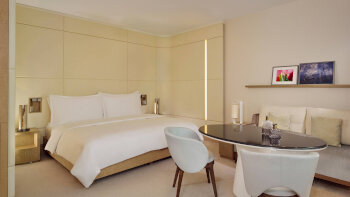 1 King Bed, Autostadt View, Balcony, Superior Guest Room, at The Ritz-Carlton, Wolfsburg