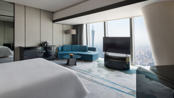 Superior Room Canton Tower View, at Four Seasons Hotel Guangzhou