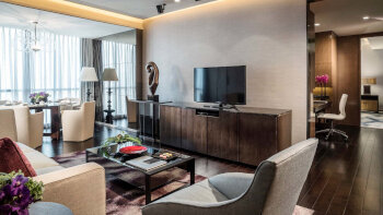Ambassador Suite,1 King 2 Double Beds, City View, at Four Seasons Hotel Shenzhen