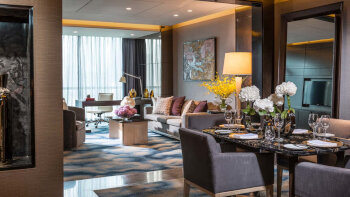 Deluxe Suite, 1 King Bed, City View, at Four Seasons Hotel Shenzhen