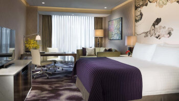 Premier Room, 1 King Bed, City View, at Four Seasons Hotel Shenzhen