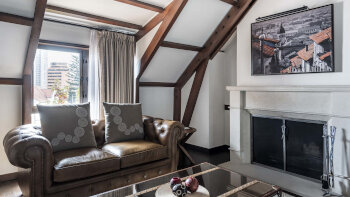 One-Bedroom Suite with Fireplace, 1 King Bed, at Four Seasons Hotel Casa Medina Bogota