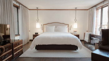 Grand Premier Room with Fireplace, 1 King Bed, at Four Seasons Hotel Casa Medina Bogota