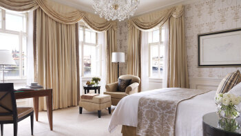 Premier Rivie View Room, at Four Seasons Hotel Prague