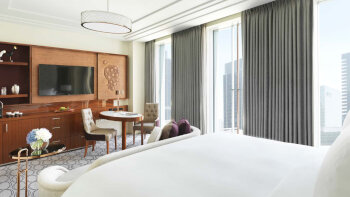 Deluxe Room, 1 King Bed, City View, at Four Seasons Hotel Abu Dhabi at Al Maryah Island