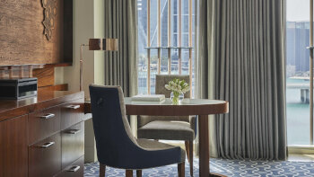 Premier Room, 1 King Bed, Water View (partial), at Four Seasons Hotel Abu Dhabi at Al Maryah Island