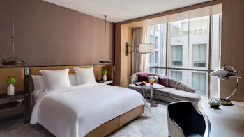 Superior Room, 1 King Bed, at Four Seasons Hotel Dubai International Financial Centre