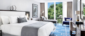 ADA Accessible Fairmont 1 King - Mobility Accessible - Tub, at Fairmont El San Juan Hotel