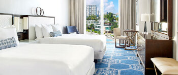 Deluxe Partial Ocean View 2 Queen, at Fairmont El San Juan Hotel