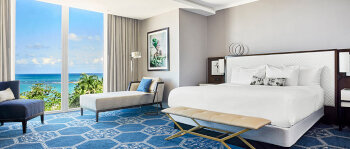 Ocean View One Bedroom Suite 1 King, at Fairmont El San Juan Hotel