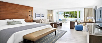 Poolside Villa Terrace Room 1K, at Fairmont El San Juan Hotel
