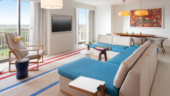 One-Bedroom Fountain View Residence Deluxe with Two Queen Beds (West Tower, Deluxe), at Grand Hyatt Baha Mar