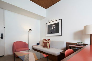 ADA Accessible Studio w/ Roll-In Shower, at Hotel Magdalena