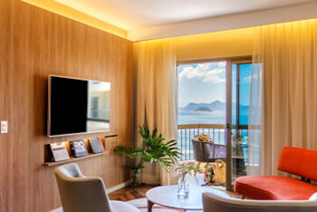 One Bedroom Suite Ocean View, at Fairmont Rio de Janeiro Copacabana