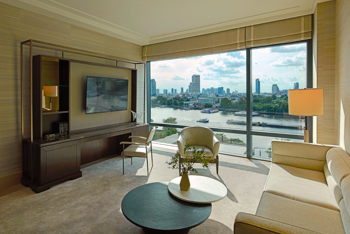 River Suite King, Balcony, at Capella Bangkok