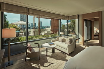 Verandah Suite, King with Balcony, at Capella Bangkok
