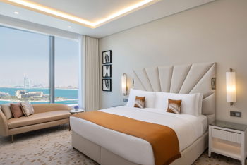 Grand Deluxe Suite, 1 King, Sea view, at The St. Regis Dubai, The Palm