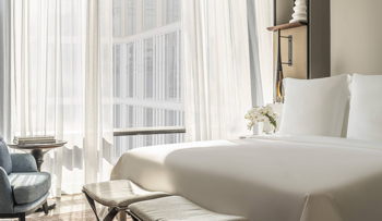 Deluxe Riverview Room, King Bed, at Four Seasons Hotel Bangkok at Chao Phraya River