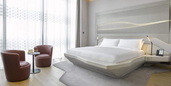 Aura Room, King Bed, at ME Dubai