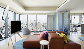 WOW, Larger Suite, 1 King, Skyline view, at W Osaka