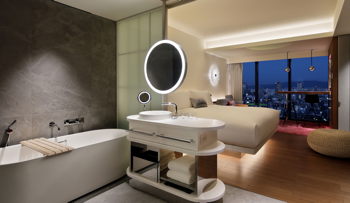 Wonderful, Guest room, 1 King, Skyline view, High floor, at W Osaka