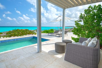 Three Bedroom Peninsula Oceanfront Conch Villa, at Sailrock South Caicos