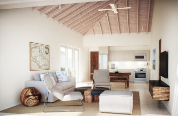Two Bedroom Beachfront Villa Deluxe, at Sailrock South Caicos