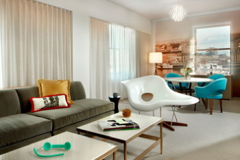 Corner Suite, at 21c Museum Hotel Cincinnati