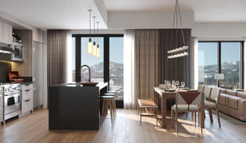 Two Bedroom Resort King/Bunks Townhouse, at Pendry Park City