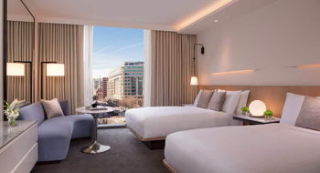 ADA Accessible (Hearing Only) Deluxe Two Queen Beds, at Conrad Washington DC