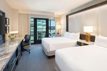2 Queen Premium River View with Juliet Balcony, at InterContinental Washington DC - The Wharf