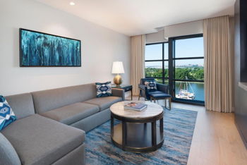 ADA Accessible, 1 Bedroom Suite Mobility Accessible Roll In Shower, at InterContinental Washington DC - The Wharf