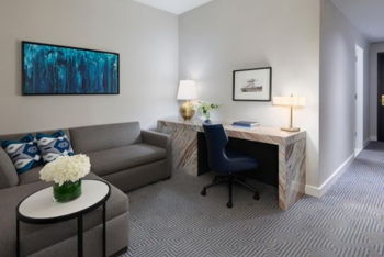 1 King Junior Suite River View Juliet Balcony, at InterContinental Washington DC - The Wharf