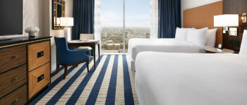 ADA Accessible Fairmont, 2 Queen Beds, Mobility-Hearing Accessible, Tub with Grab Bars, at Fairmont Austin