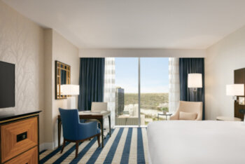 ADA Accessible Fairmont, 1 King Bed, Mobility-Hearing Accessible, Roll In Shower, at Fairmont Austin