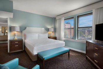 ADA Accessible: One Bedroom Suite - King - Mobility/Hearing Accessible - Tub, at The Royal Sonesta Chase Park Plaza St. Louis