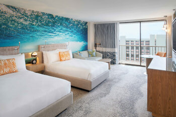 Junior Suite: 2 Double Beds, at Waikiki Beachcomber by Outrigger