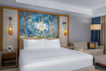 ADA Accessible King with Roll-in Shower, at Conrad Punta de Mita